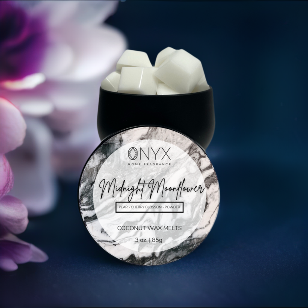 Midnight Moonflower  Coconut Wax Melts – Onyx Home Fragrance LLC